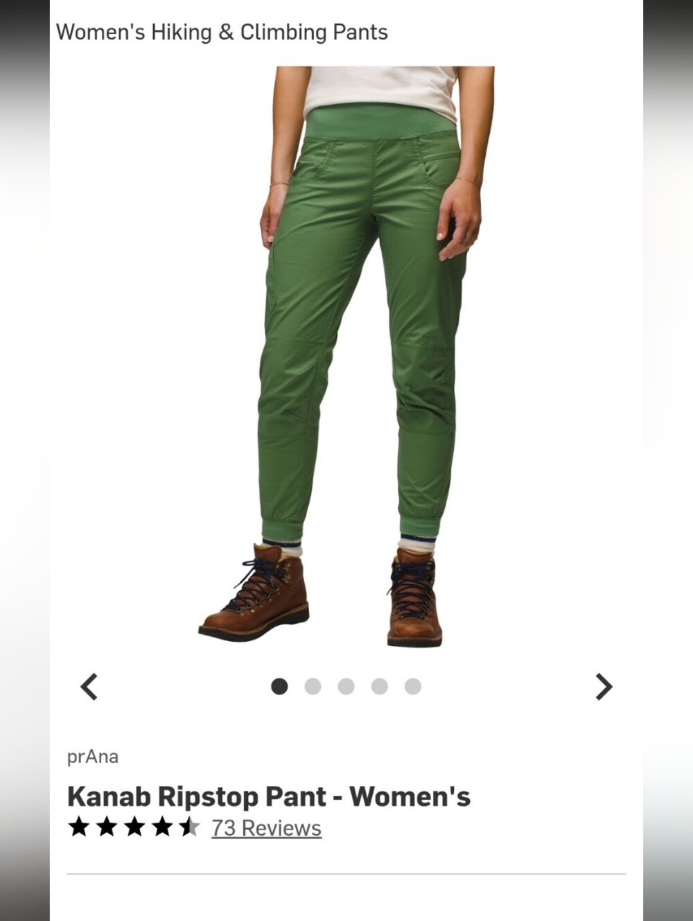 PrAna Kanab Ripstop Pant - Women's XS
